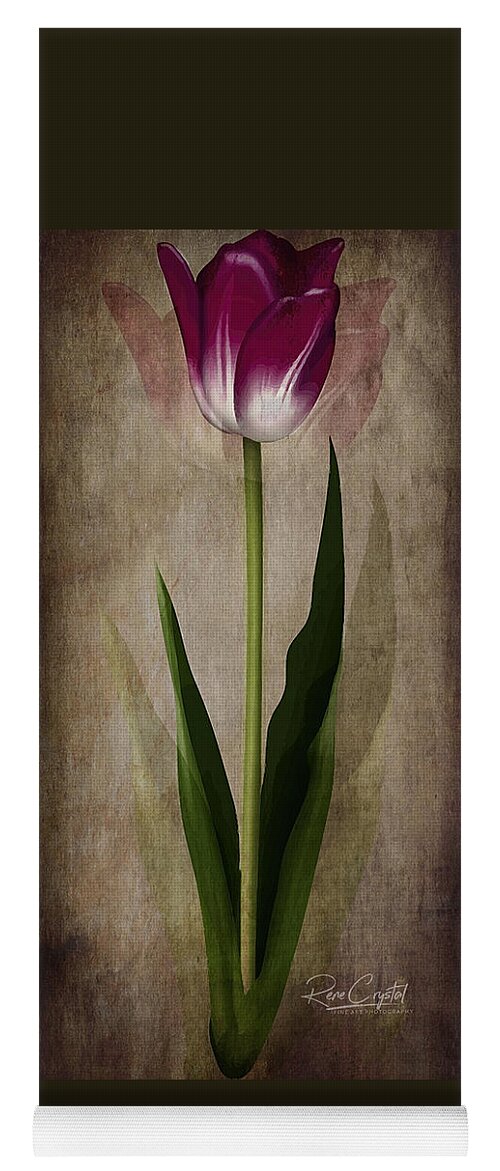 Tulips Yoga Mat featuring the photograph One Singular Sensation by Rene Crystal