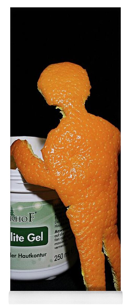 Orange Yoga Mat featuring the photograph Orange skin by Martin Smith