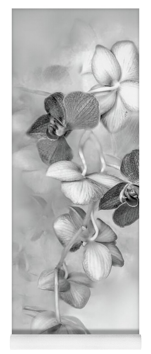 Orchids Yoga Mat featuring the digital art Orchid by Bonnie Willis