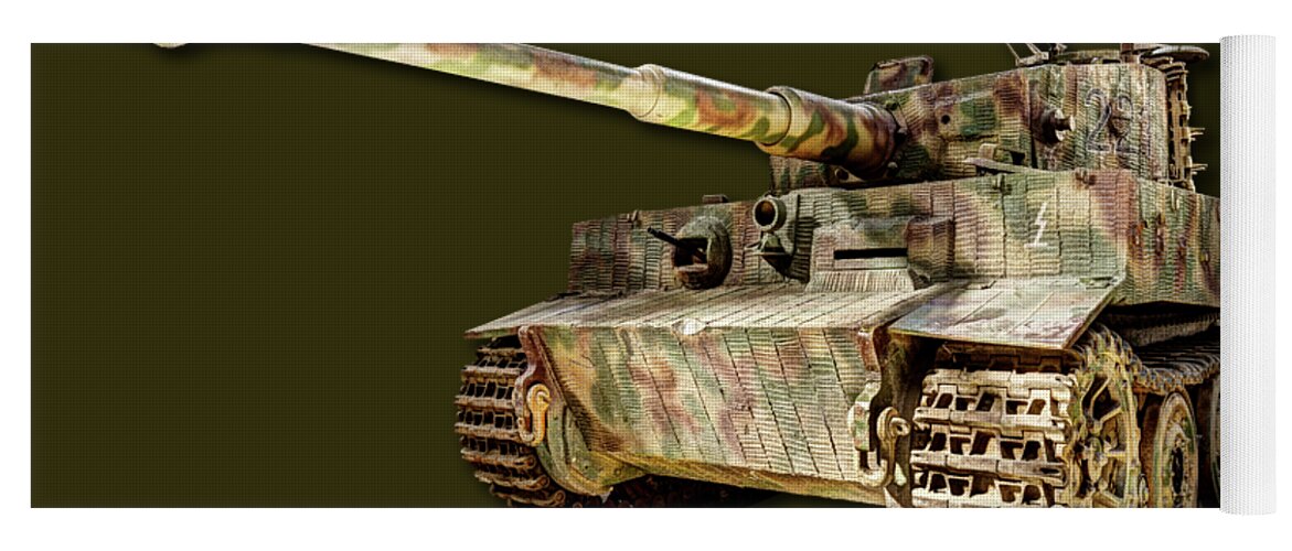 Panzer Tiger Yoga Mat featuring the photograph Panzer VI Tiger by Weston Westmoreland