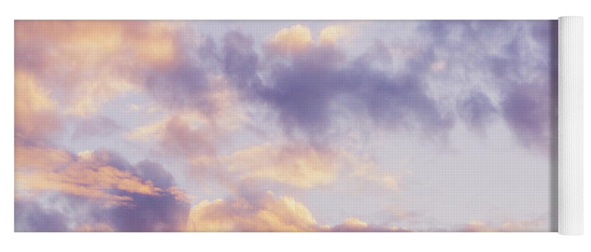 Pastel Yoga Mat featuring the photograph Pastel cloudscape by Jorgo Photography