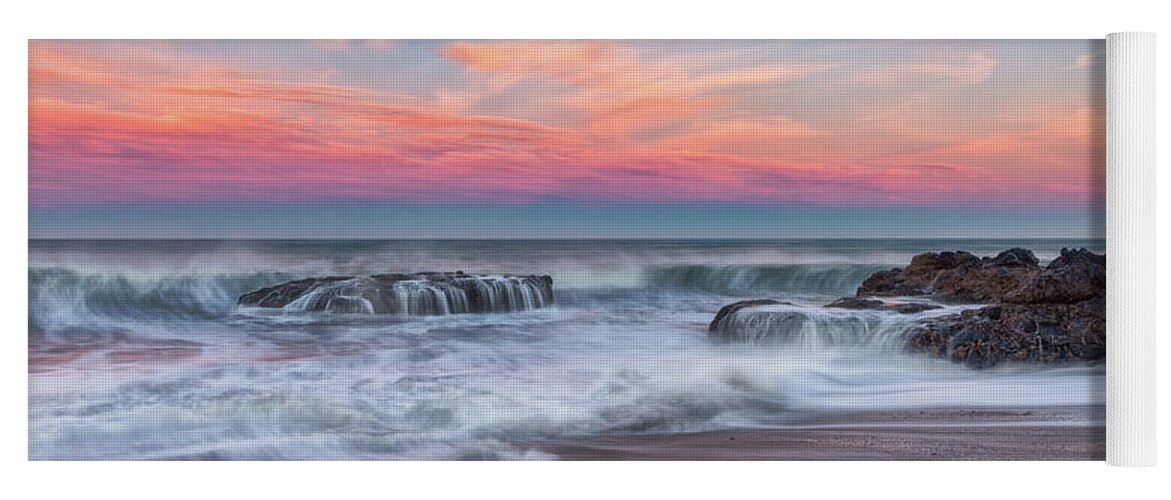 Sunrise Yoga Mat featuring the photograph Pastel Sunrise by Russell Pugh