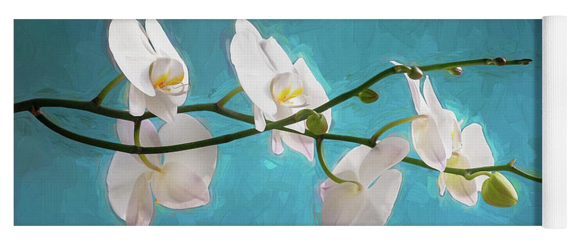 Orchids Yoga Mat featuring the photograph Perfect Phalaenopsis Orchid 110 by Rich Franco