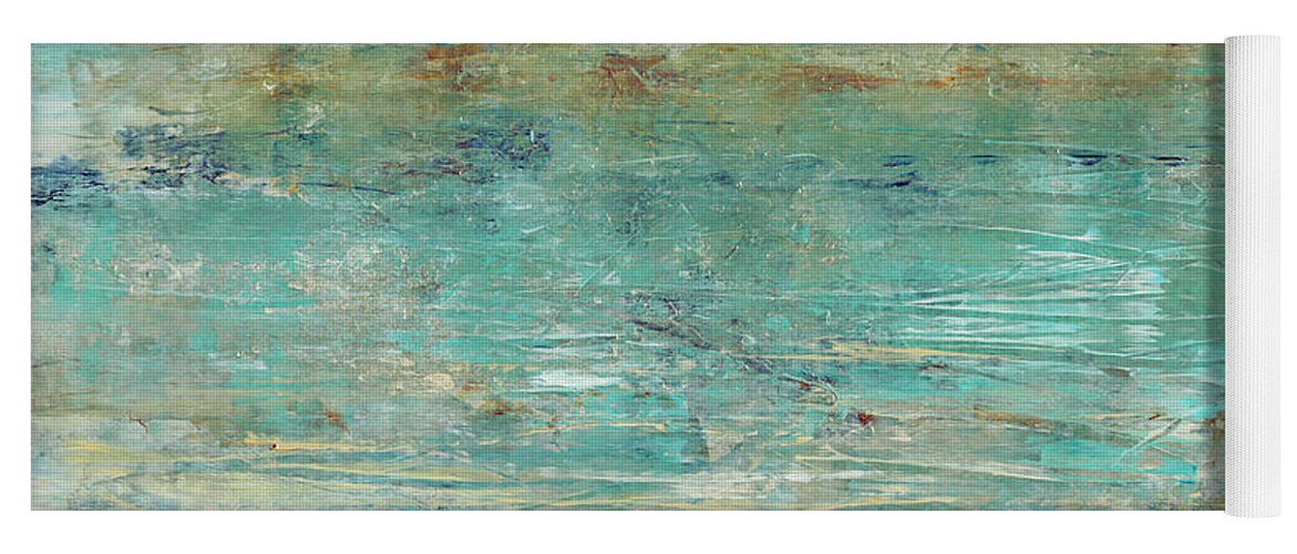 Landscapes Yoga Mat featuring the painting Placid Water II by Tim Otoole