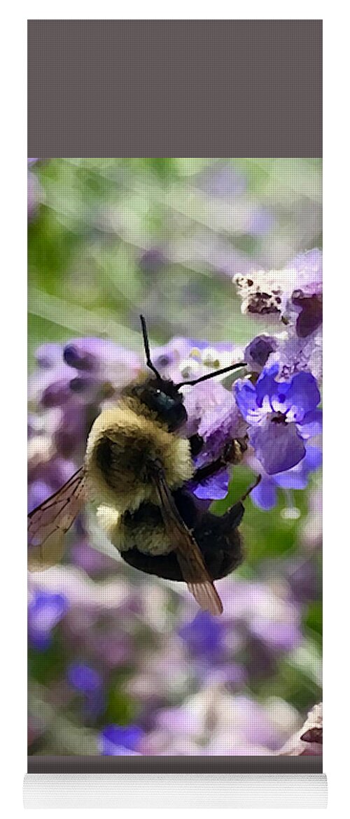 Bumblebee Yoga Mat featuring the photograph Pollinator by Tom Johnson