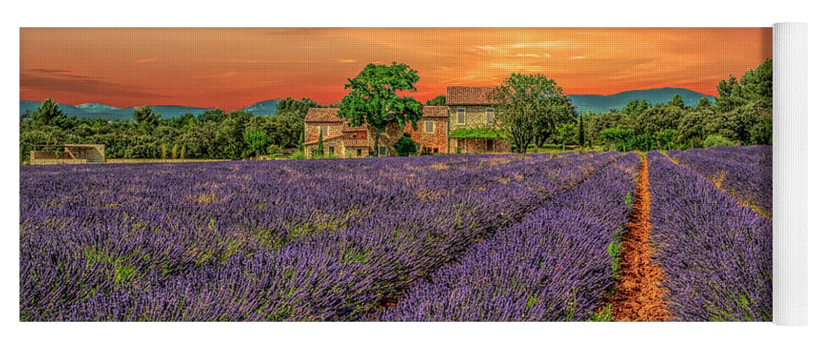 Provence Yoga Mat featuring the photograph Provence by Wade Aiken