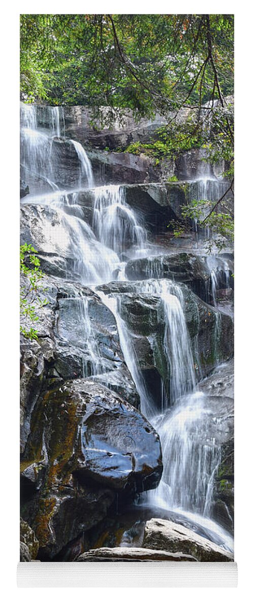 Ramsey Cascades Yoga Mat featuring the photograph Ramsey Cascades 8 by Phil Perkins