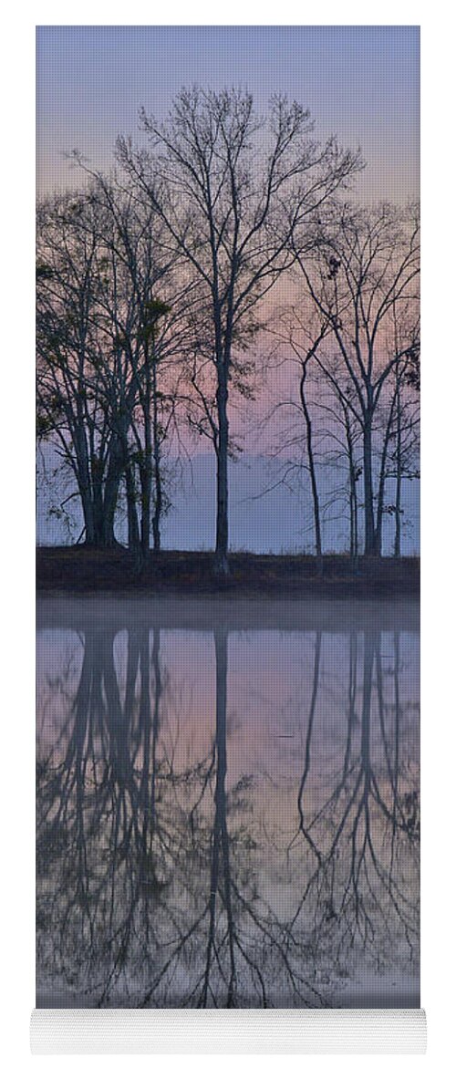 Alabama Yoga Mat featuring the photograph Reflections On The Lake by Ken Johnson