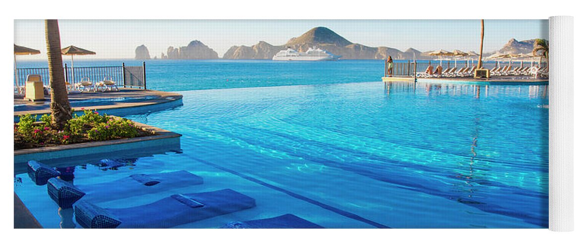 Cabo Yoga Mat featuring the photograph Resort Living by Bill Cubitt