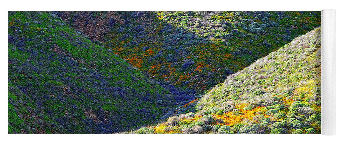 Walker Canton Yoga Mat featuring the photograph Rolling Hillsides In California - Square by Glenn McCarthy Art and Photography