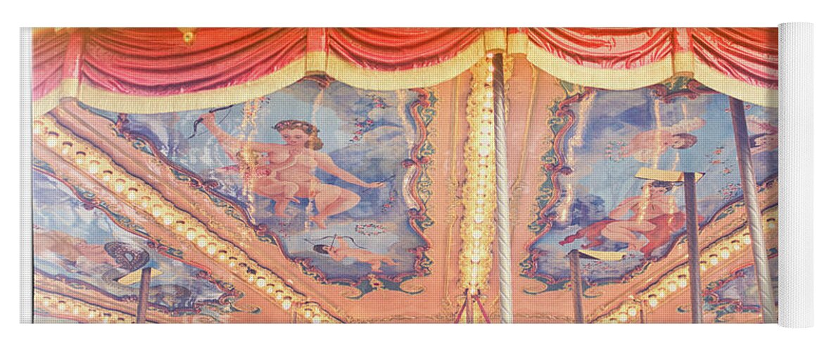 Carrousel Yoga Mat featuring the photograph Rome 2 by Becqi Sherman