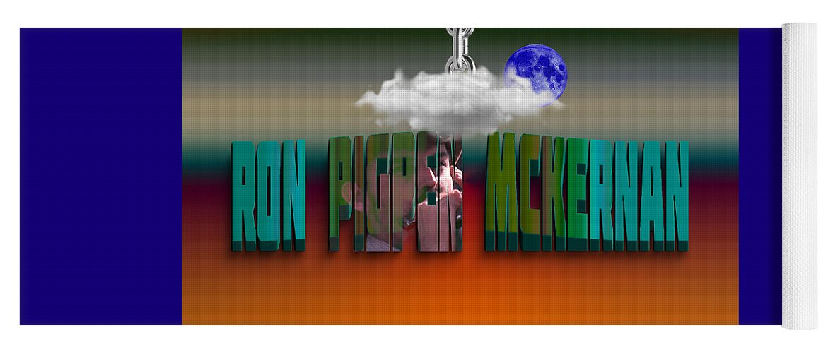 Ron Mckernan Yoga Mat featuring the mixed media Ron Mckernan by Marvin Blaine