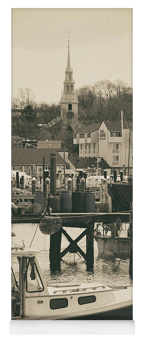 Harbor Yoga Mat featuring the photograph Sailor's Home by Michael Frank