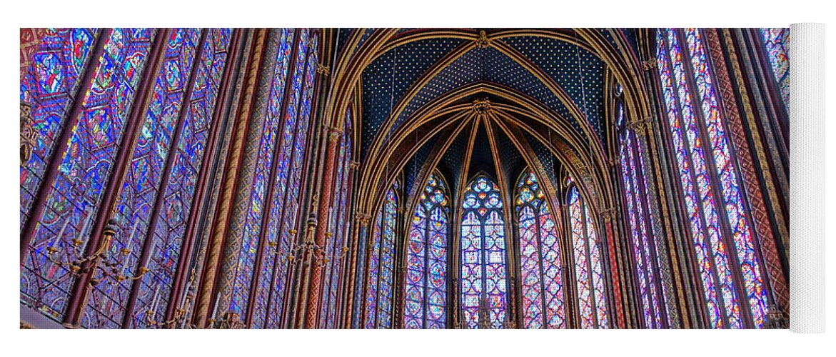 Saint Chapelle Yoga Mat featuring the photograph Sainte Chapelle Paris by Patricia Caron