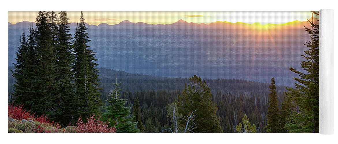Brundage Mountain Yoga Mat featuring the photograph Salmon River Mountains by Idaho Scenic Images Linda Lantzy