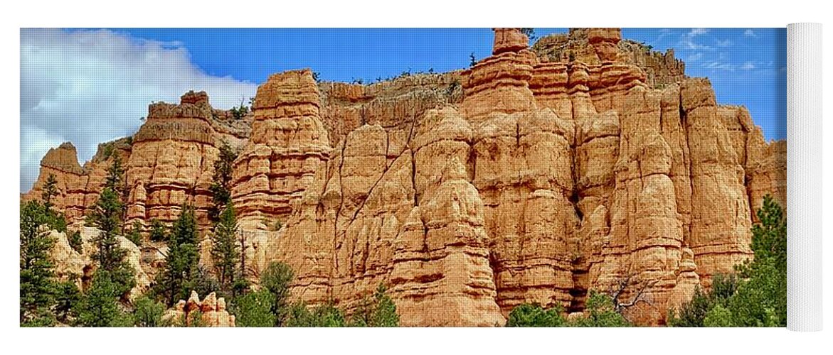 Photography Yoga Mat featuring the photograph Sandstone Cliffs by Sean Griffin