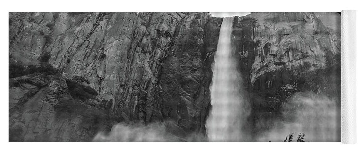 Yosemite Yoga Mat featuring the photograph Shades of Bridalveil by Douglas Wielfaert