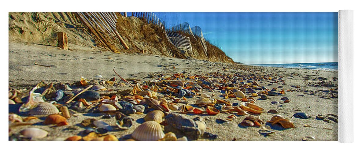 Oak Island Yoga Mat featuring the photograph Shells by Nick Noble