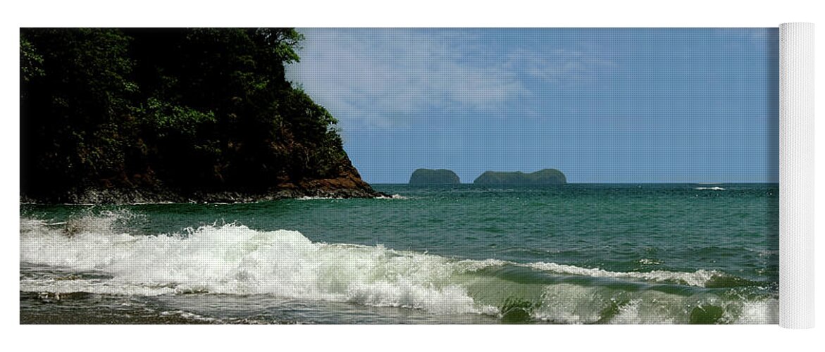 Costa Rica Yoga Mat featuring the photograph Simple Costa Rica Beach by Ed Taylor