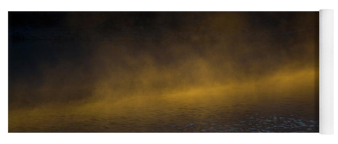 Smoke Yoga Mat featuring the photograph Smoke on the Water by Patrick Nowotny
