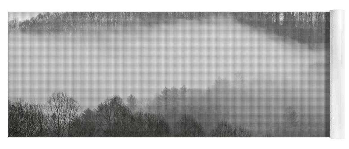 Smoky Yoga Mat featuring the photograph Smoky Mountains by Kathy Chism