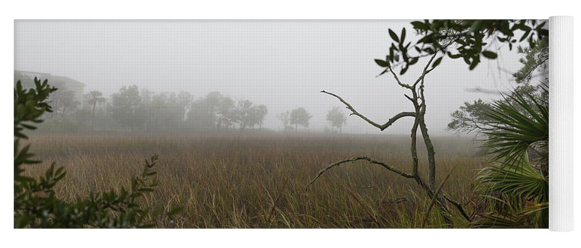 Fog Yoga Mat featuring the photograph Southern Layers of Fog by Dale Powell