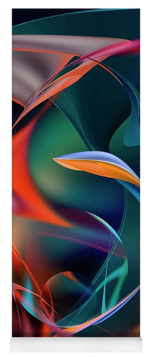 Spring Yoga Mat featuring the digital art Spring by Leo Symon