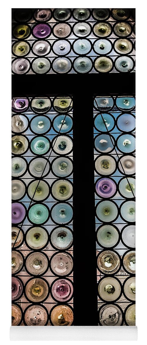 Window Yoga Mat featuring the photograph Stained Glass Window by Bill Howard