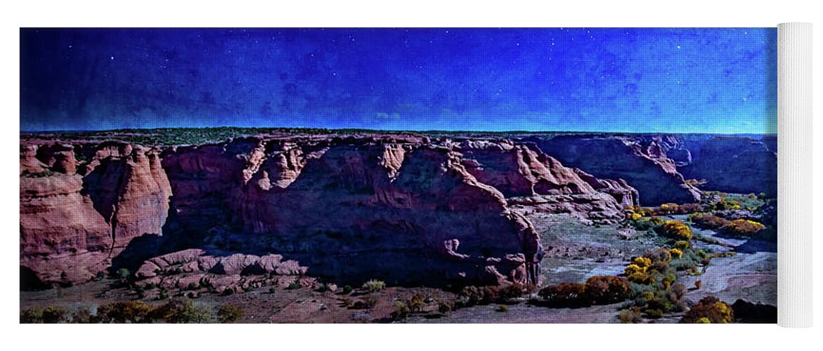2018 Yoga Mat featuring the photograph Starlit Canyon de Chelly 1811 by Kenneth Johnson