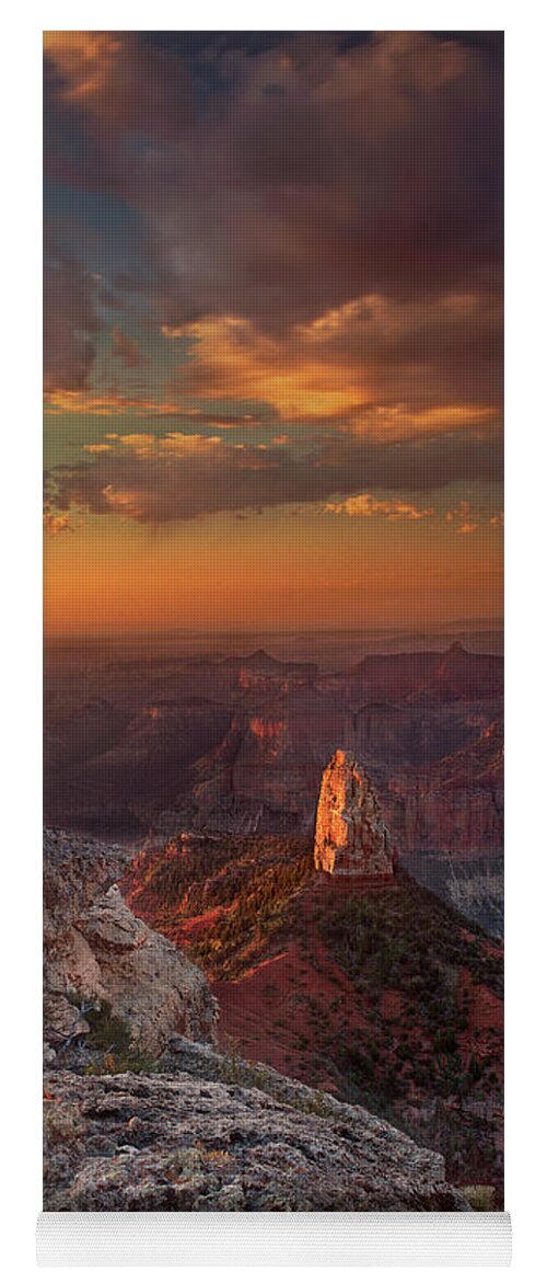 North America Landscape Yoga Mat featuring the photograph Sunrise Point Imperial North Rim Grand Canyon National Park Arizona by Dave Welling