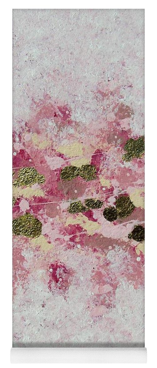 Pink Yoga Mat featuring the painting Sweet Dreams by Yvonne Payne