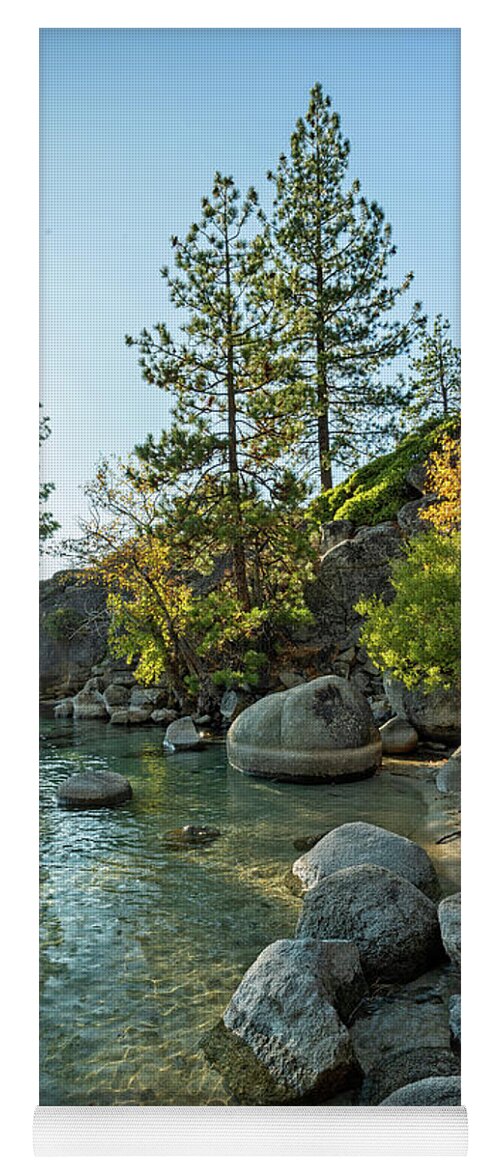 Landscape Yoga Mat featuring the photograph Tahoe Blues 15 by Ryan Weddle
