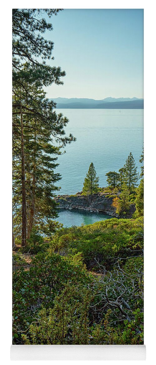 Landscape Yoga Mat featuring the photograph Tahoe Blues 19 by Ryan Weddle