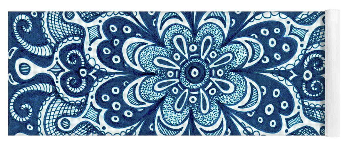 Tapestry Square 7 Yoga Mat by Amy E Fraser - Amy E Fraser - Artist Website
