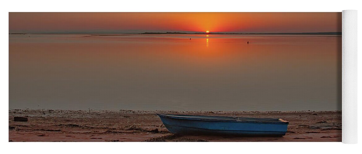 Ocean Yoga Mat featuring the photograph The Perfect Sunrise by Marcy Wielfaert