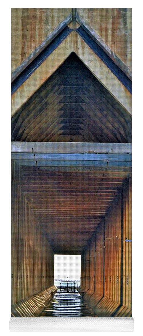 Ore Dock Yoga Mat featuring the photograph The Cathedral Ore Dock of Marquette by Tom Kelly