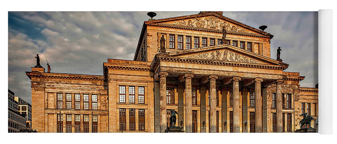 Endre Yoga Mat featuring the photograph The Eastern Berlin Opera House by Endre Balogh