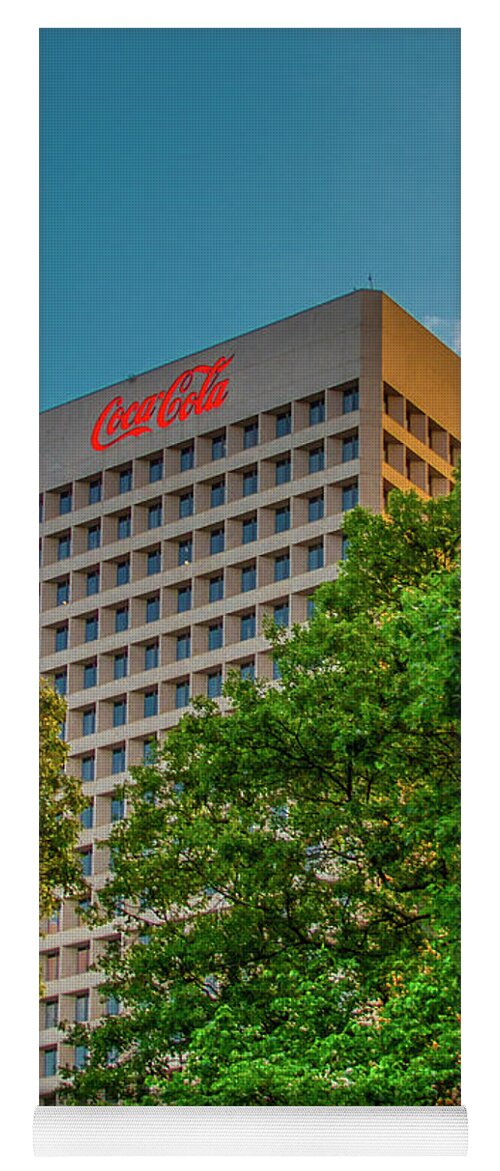 Reid Callaway The Headquarters Yoga Mat featuring the photograph The Headquarters The Coca-Cola Company Atlanta Georgia by Reid Callaway