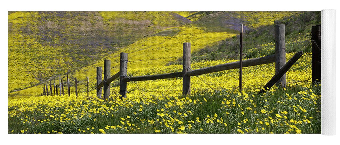 California Yoga Mat featuring the photograph The Hills Are Alive by Cheryl Strahl