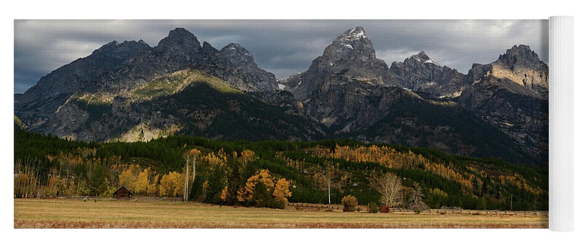 Tetons Yoga Mat featuring the photograph The Mountain Halls by Whispering Peaks Photography
