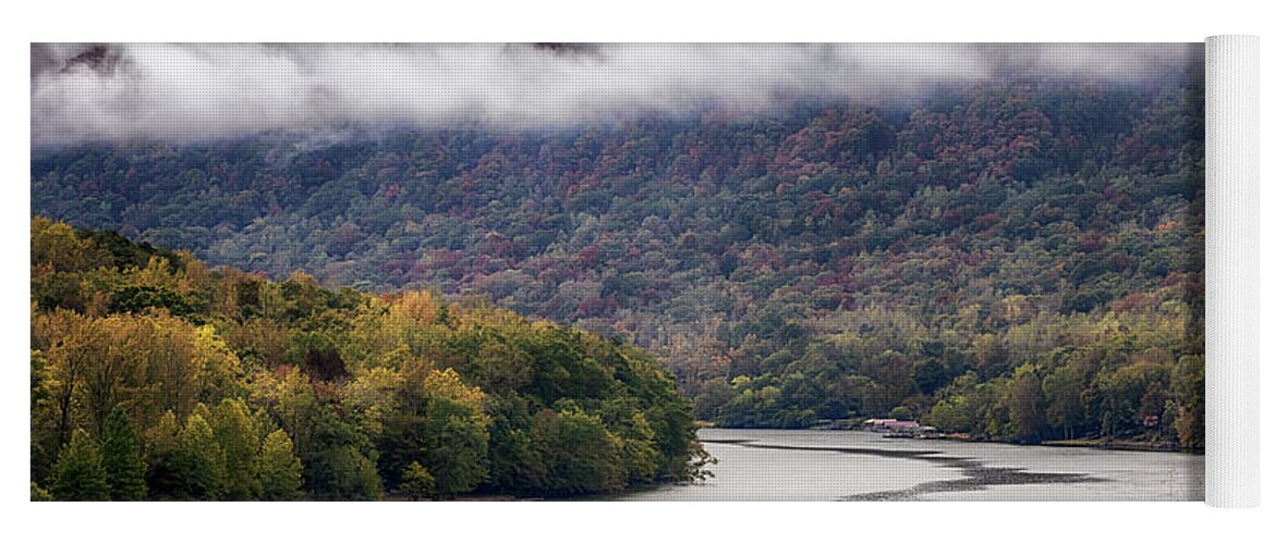 River Yoga Mat featuring the photograph The Tennessee River Gorge by Susan Rissi Tregoning