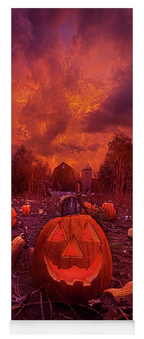 Country Yoga Mat featuring the photograph This Is Halloween by Phil Koch