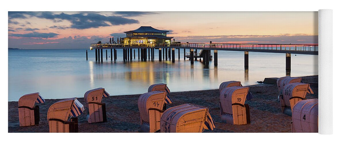 Restaurant Yoga Mat featuring the photograph Timmendorfer Strand by Arterra Picture Library