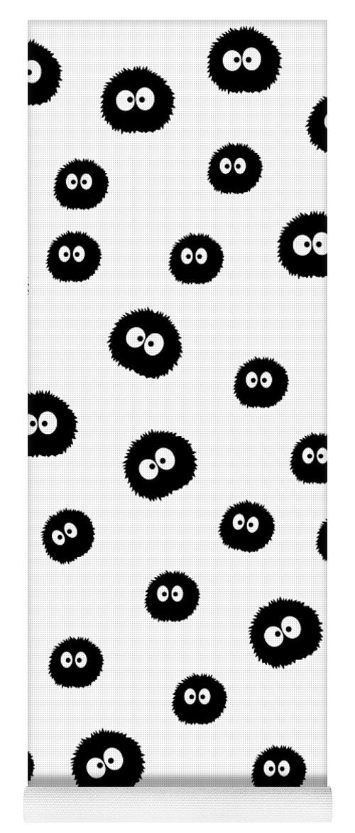 Totoro - Soot Sprites Pattern Yoga Mat