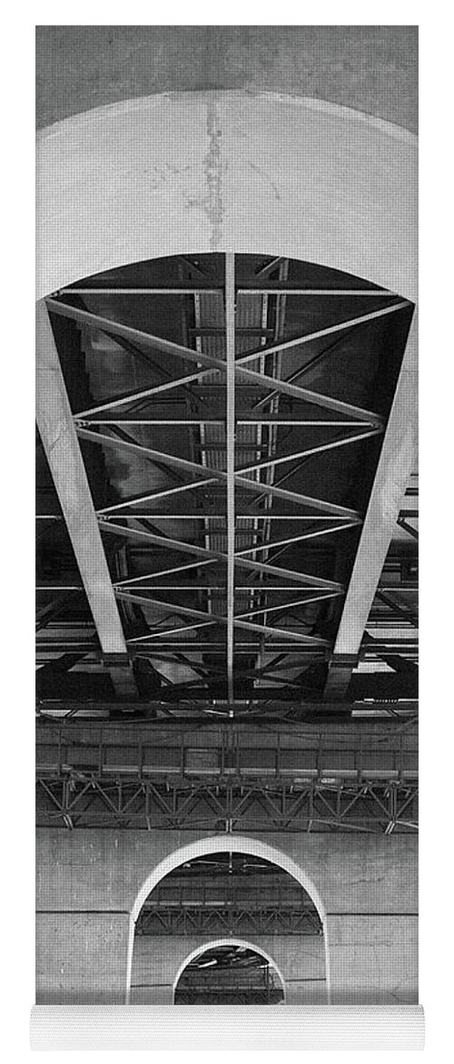 Bridge Yoga Mat featuring the photograph Transit 2 by Ryan Weddle