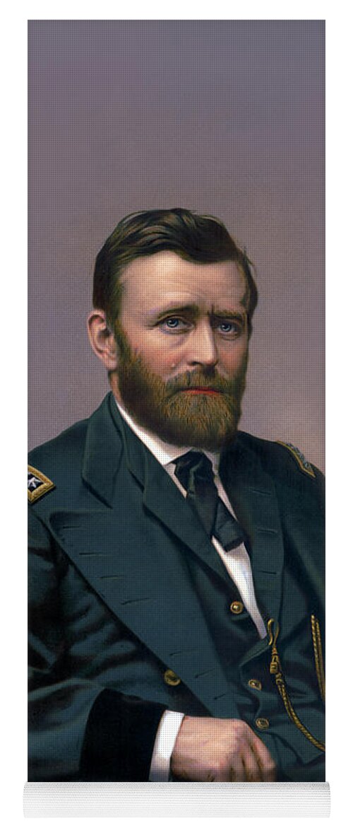 Ulysses S. Grant Yoga Mat featuring the painting Ulysses S. Grant by Unknown