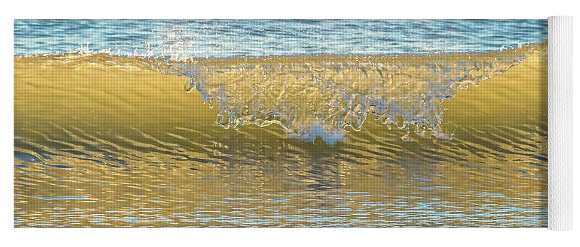 Sunrise Yoga Mat featuring the photograph Virginia Waves by Donna Twiford