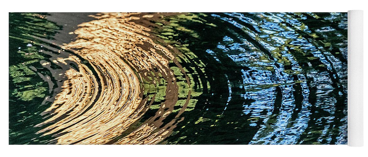 Abstract Yoga Mat featuring the photograph Vortex by Kate Brown