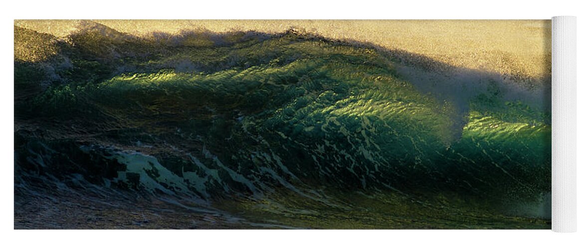 Wave Yoga Mat featuring the photograph Wave by Christopher Johnson