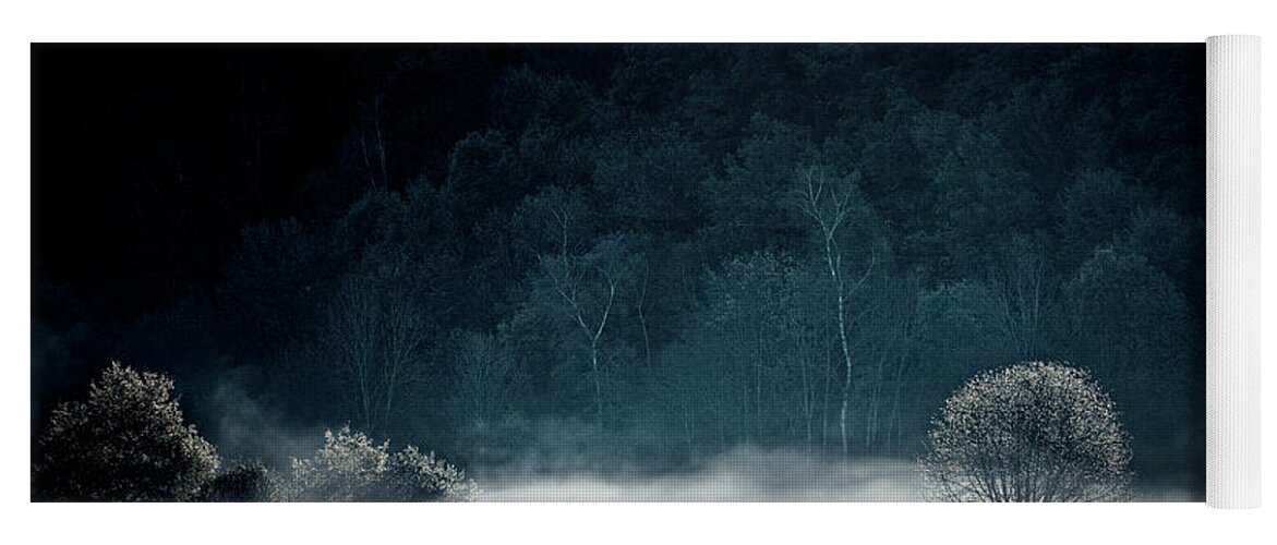 Landscape Yoga Mat featuring the photograph White Mist by Philippe Sainte-Laudy